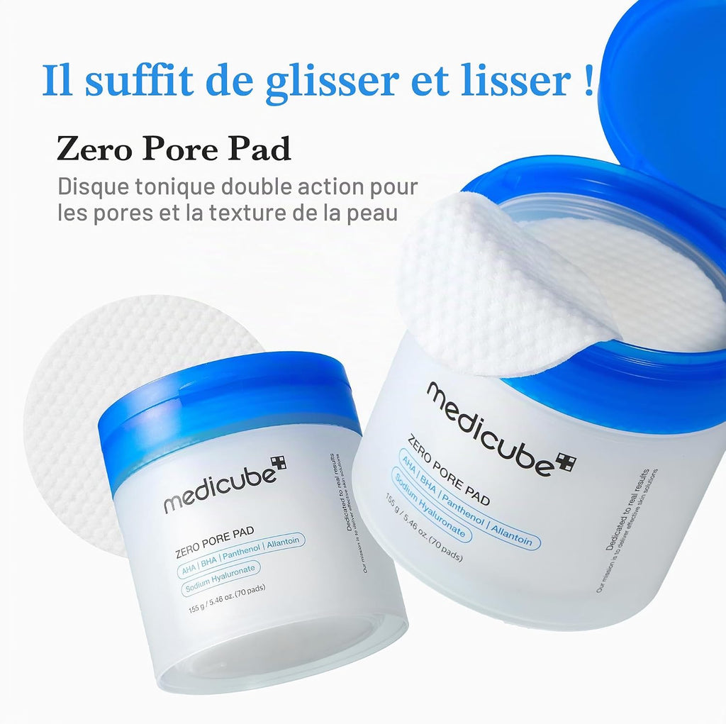 medicube Zero Pore Pad 2.0 Pads Exfoliants Soin des Pores
