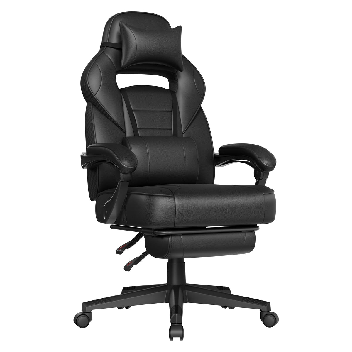 SONGMICS Fauteuil de Bureau Gaming OBG073B03 – Ergonomique, Repose-pieds, Appui-tête, 150 kg