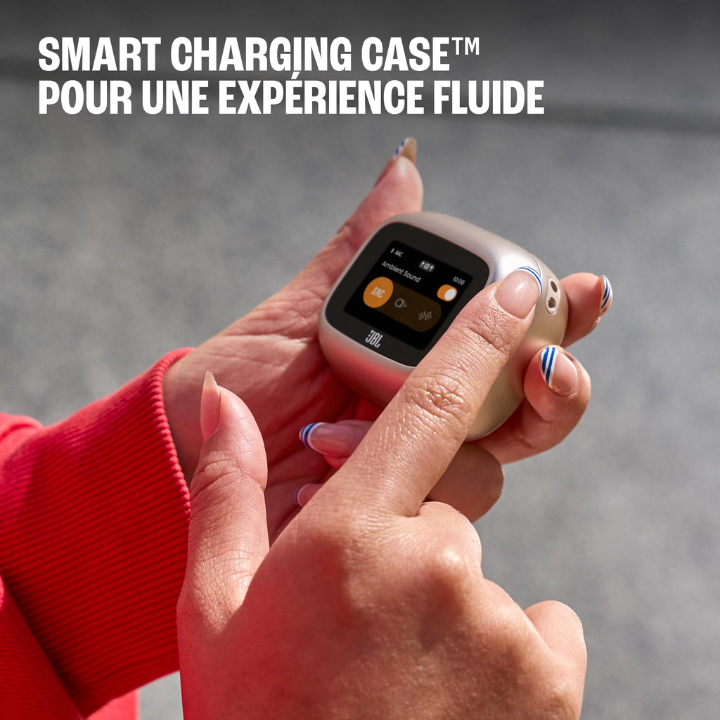 JBL Live Beam 4 – Écouteurs True Wireless ANC Adaptatif, 48h, IP55, Smart Charging Case
