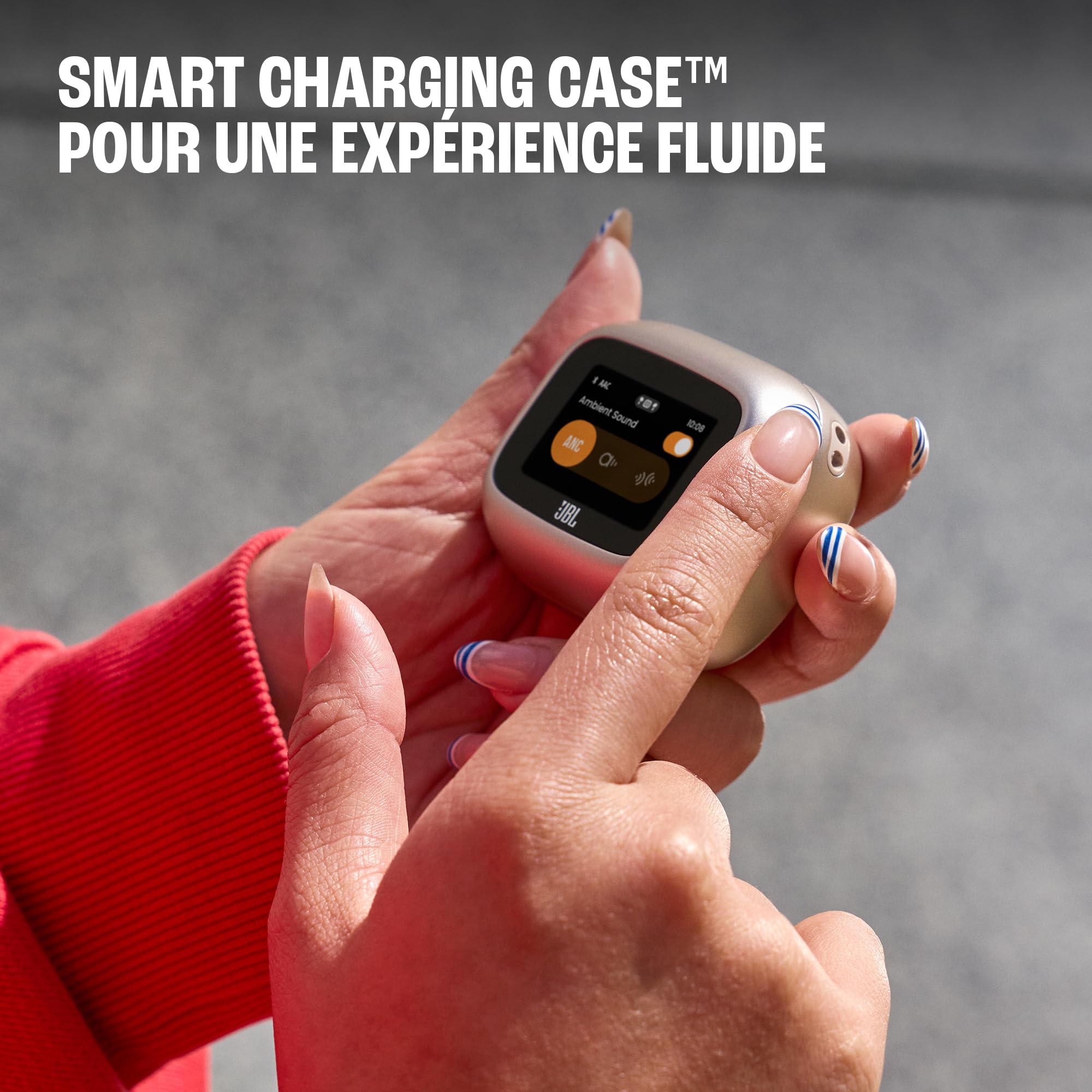 JBL Live Beam 4 – Écouteurs True Wireless ANC Adaptatif, 48h, IP55, Smart Charging Case