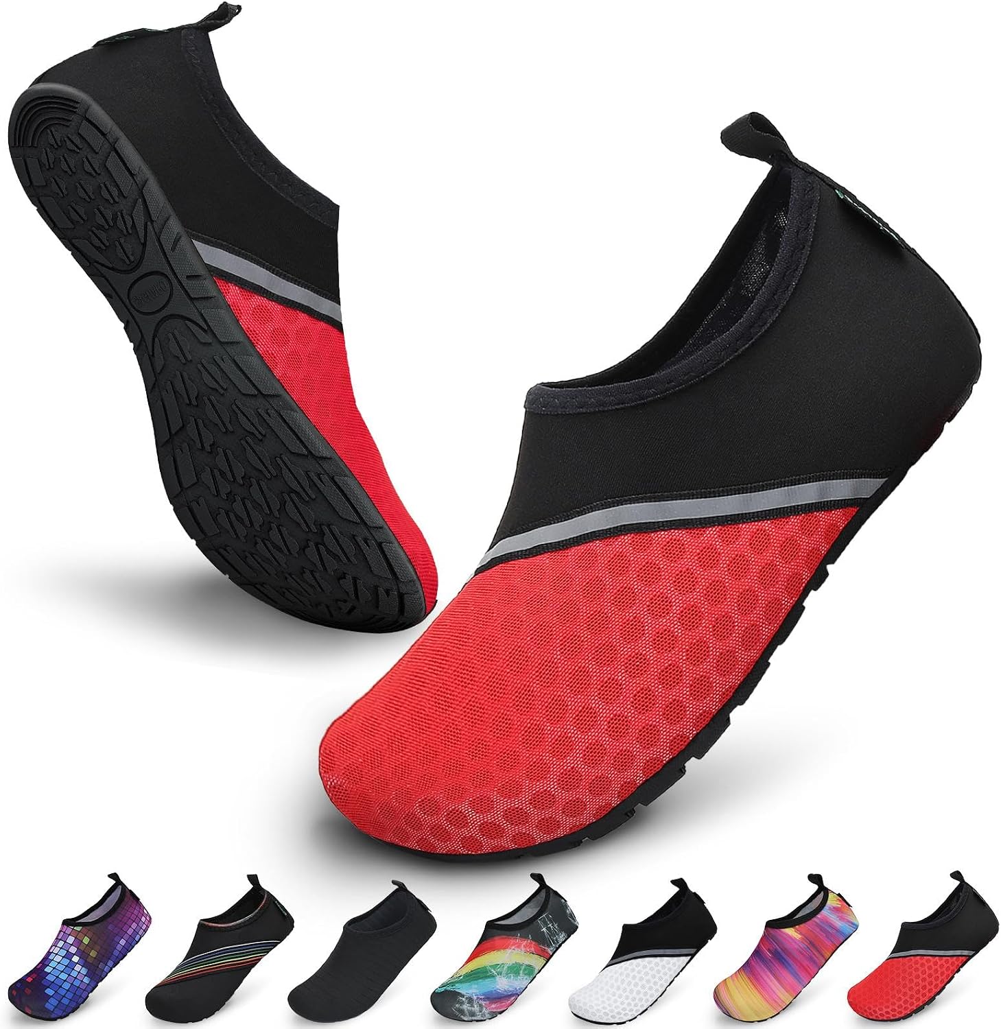 SAGUARO Chaussures Aquatiques Mixte – Séchage Rapide, Antidérapantes, Respirantes, Tailles 36 à 47 EU
