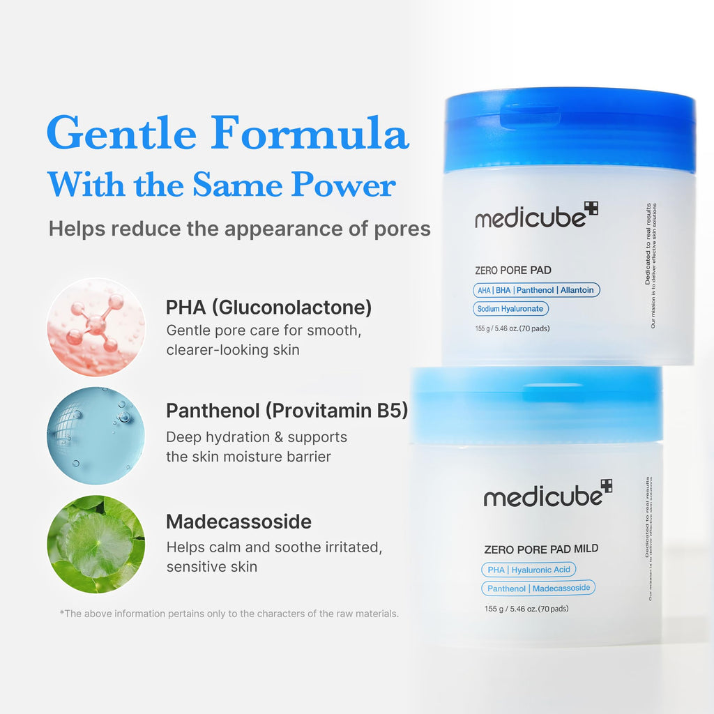 medicube Zero Pore Pad 2.0 Pads Exfoliants Soin des Pores