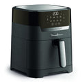 Moulinex Friteuse sans huile + Gril, Capacité XL 4,6L, Jusqu'à 6 personnes, 8 Programmes automatiques, Air Fryer, Ecran tactile digital, Température réglable, Easy Fry & Grill 2en1, EZ505810