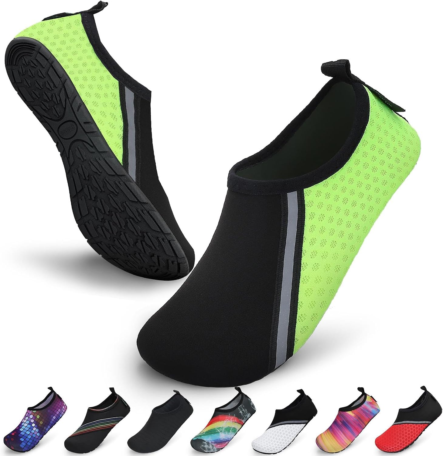 SAGUARO Chaussures Aquatiques Mixte – Séchage Rapide, Antidérapantes, Respirantes, Tailles 36 à 47 EU