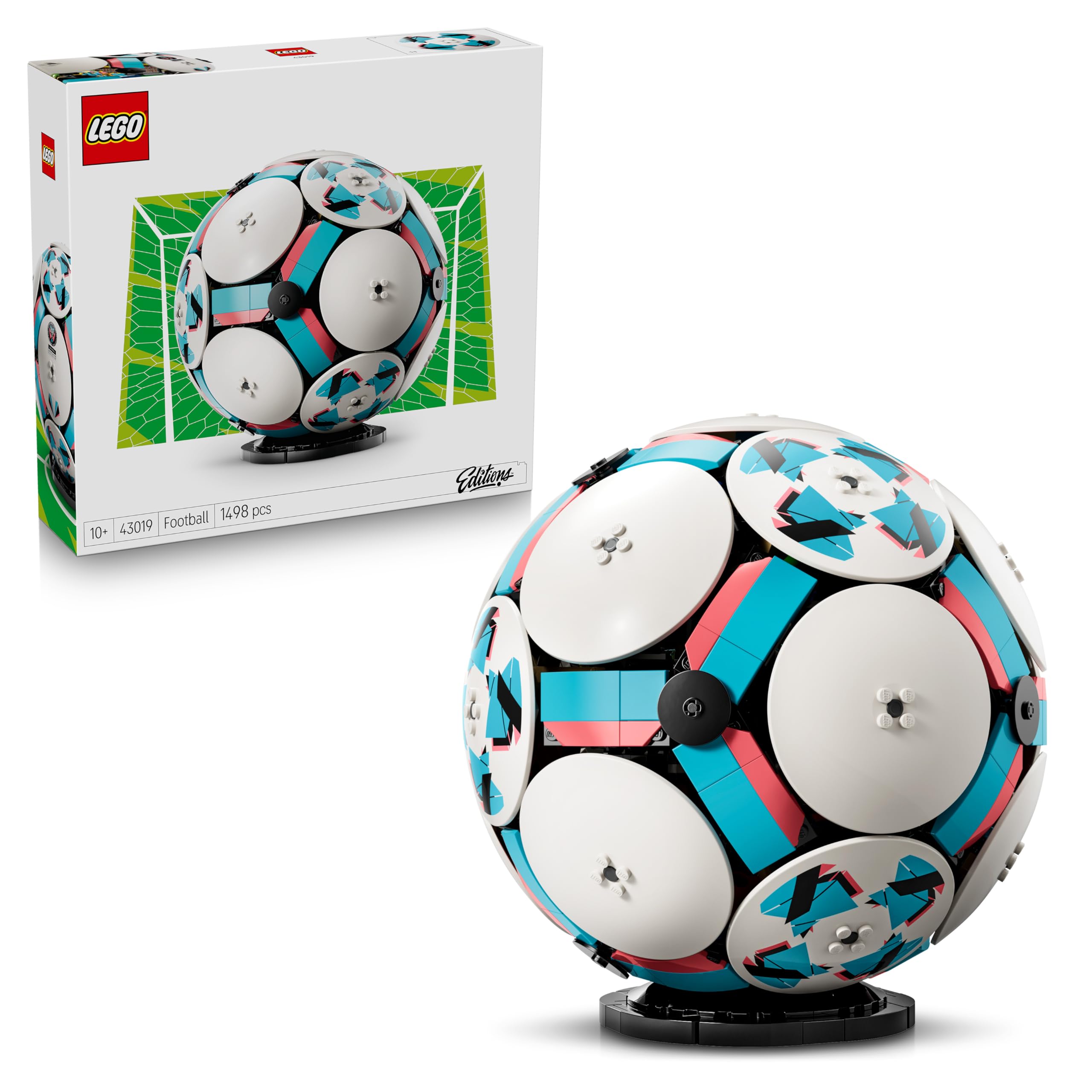 LEGO Editions Trophée Officiel de la Coupe du Monde de la FIFA - Jouet 3D - Maquette DIY avec Minifigurine Collector - Idée Cadeau Football pour la Fête des Pères ou pour Adulte Fan de Sport 43020