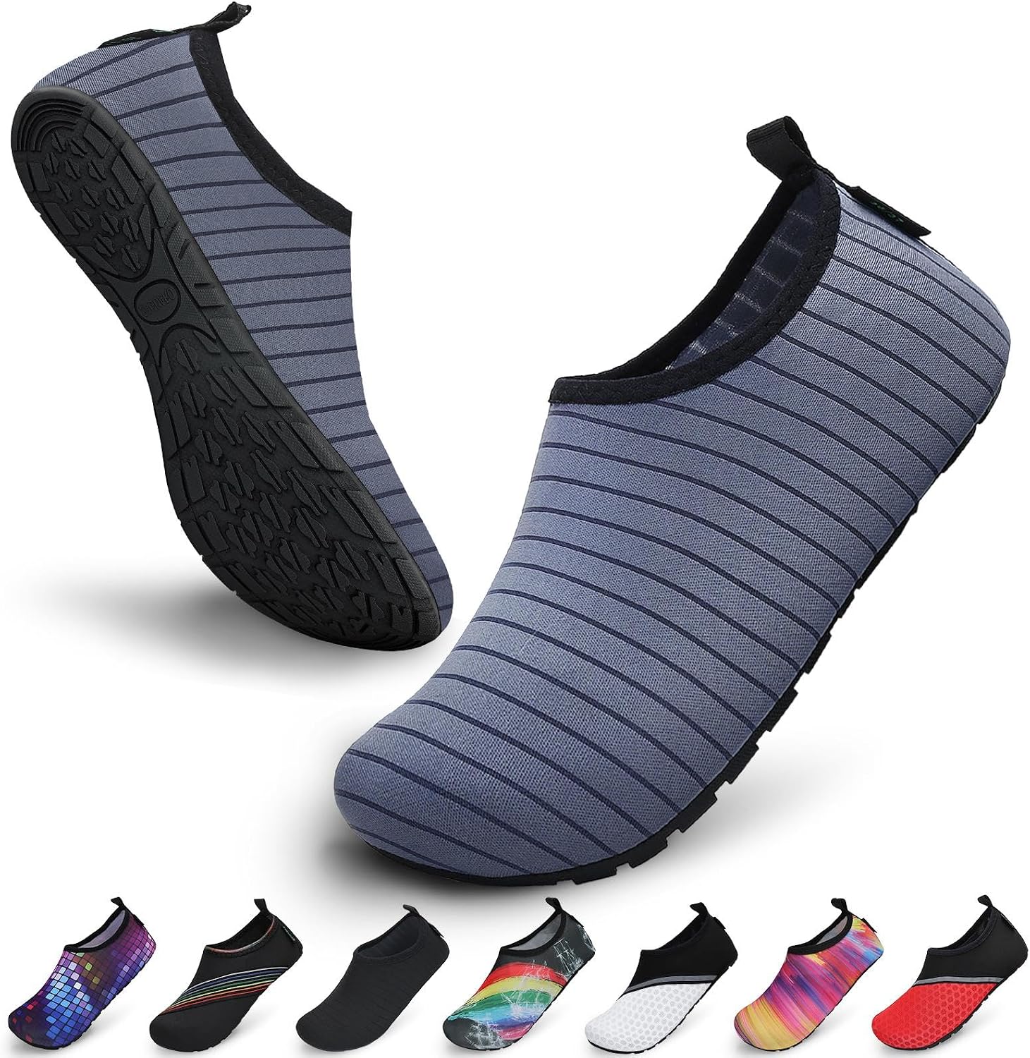 SAGUARO Chaussures Aquatiques Mixte – Séchage Rapide, Antidérapantes, Respirantes, Tailles 36 à 47 EU