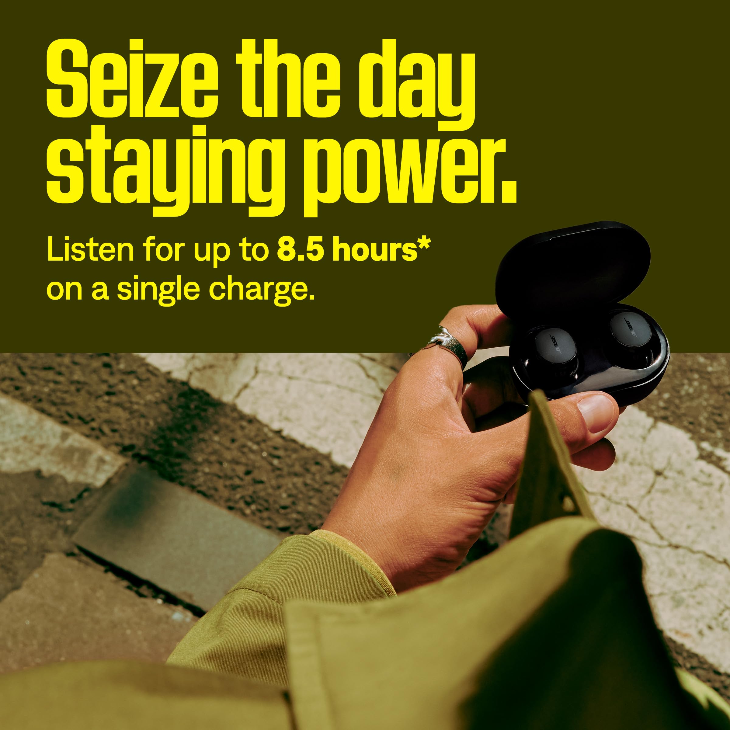 Bose QuietComfort Earbuds, Écouteurs sans Fil à réduction de Bruit, Écouteurs Bluetooth Lifestyle Confortables Longue Durée, Jusqu’à 8,5’Heures d’autonomie, Blanc Nuage