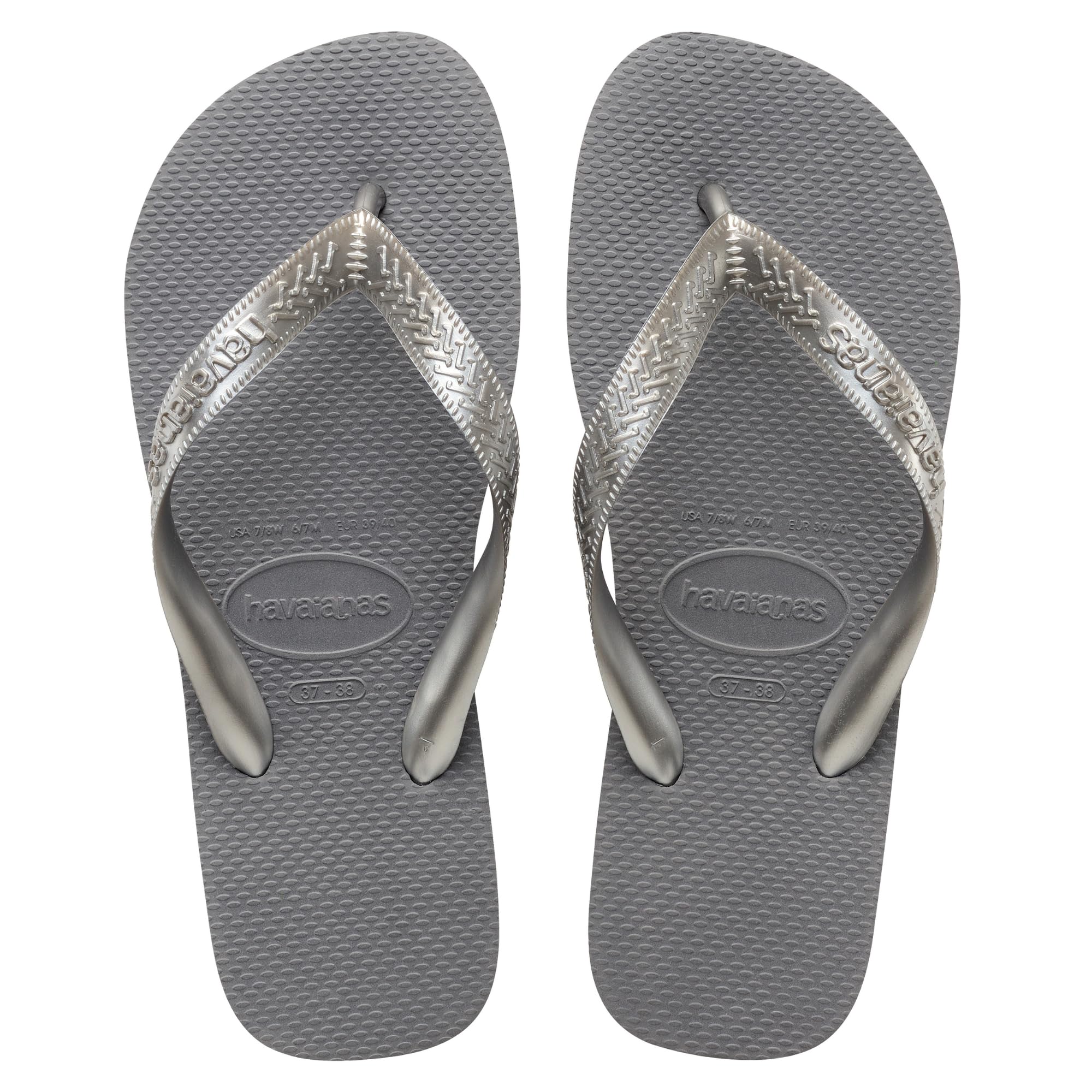 Havaianas Top Tiras – Tongs Femme Lanières Métalliques | Légères & Antidérapantes