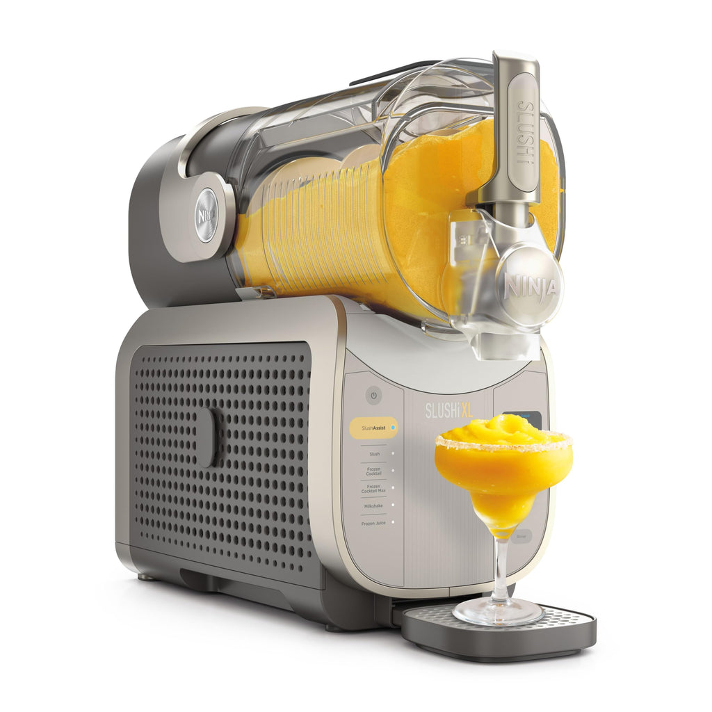 Ninja SLUSHi Machine à boissons glacées, granités, cocktails, frappés, milkshakes et jus glacés, vu sur TikTok, sans glace ni préparation requises, capacité 1,9 l, bleu et gris FS301EU