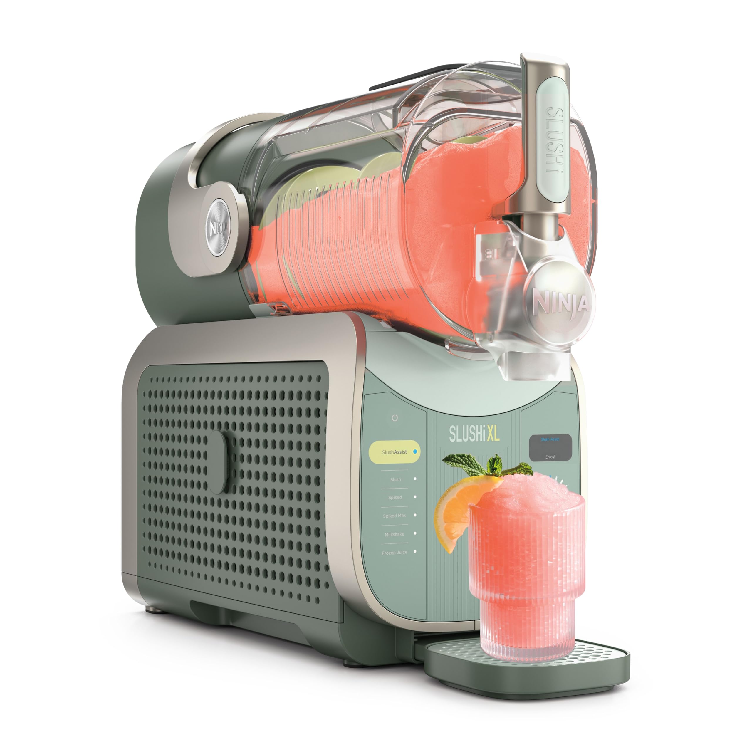 Ninja SLUSHi Machine à boissons glacées, granités, cocktails, frappés, milkshakes et jus glacés, vu sur TikTok, sans glace ni préparation requises, capacité 1,9 l, bleu et gris FS301EU