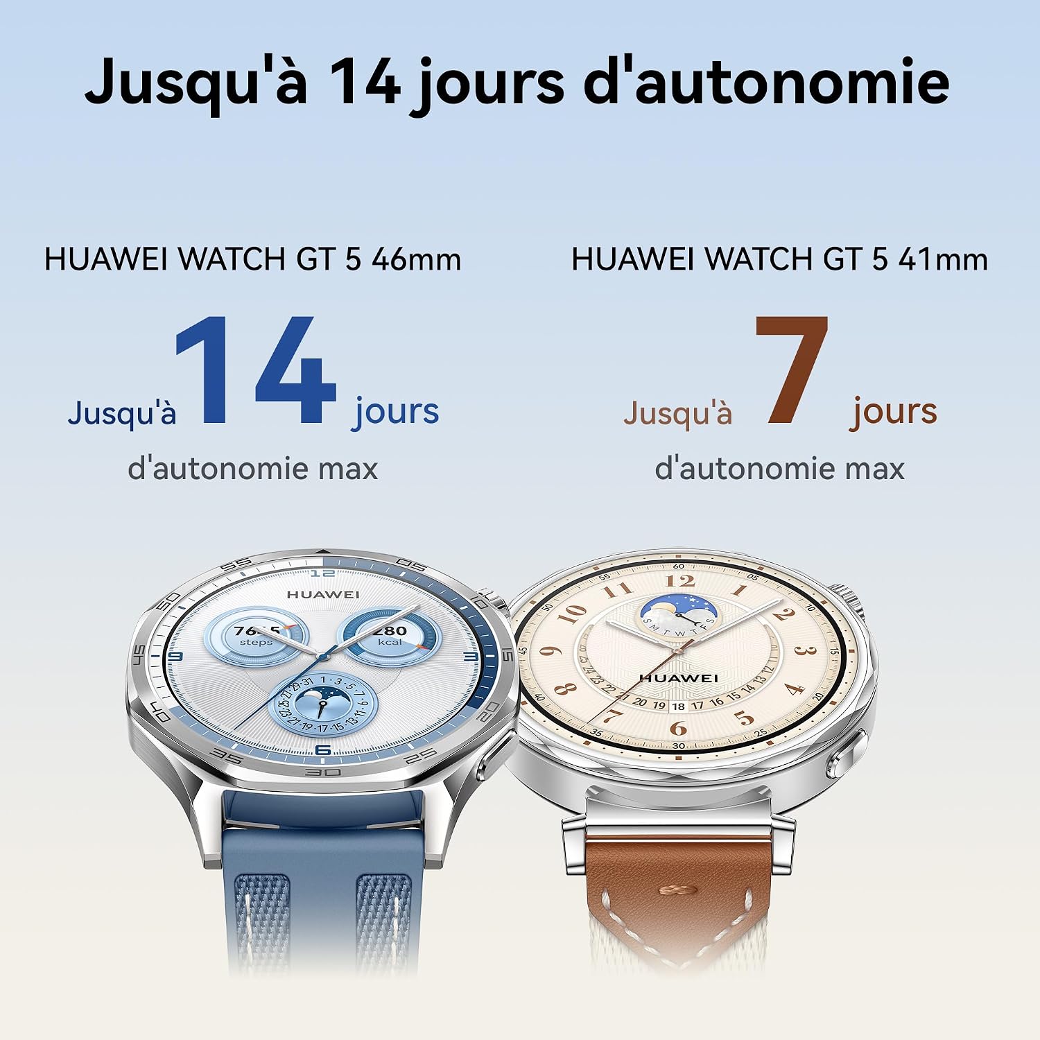 HUAWEI Watch GT 5 41mm Montre Connectée, Design aux Lignes épurées, Nouvelle expérience de Course à Pieds et de Cyclisme, Suivi de la santé, Jusqu'à 7 Jours d'autonomie, iOS & Android, Or