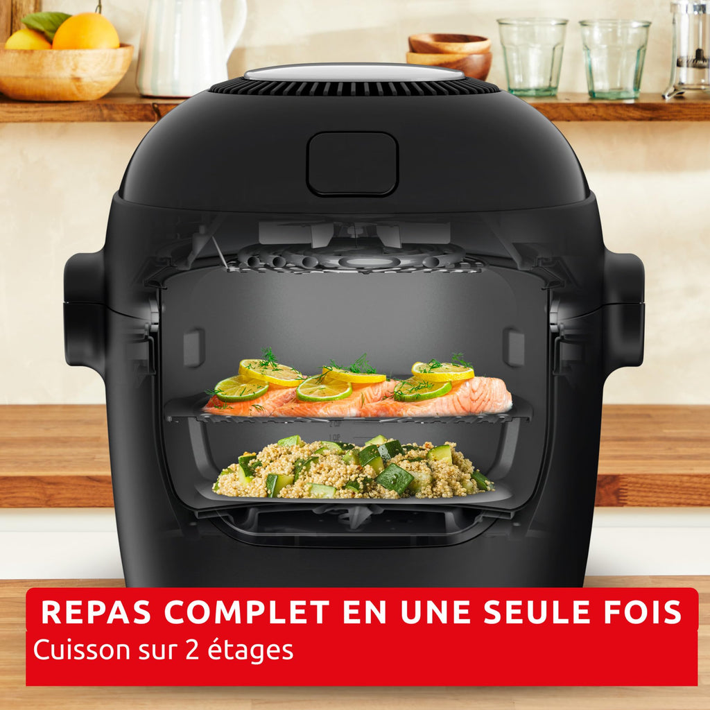 Moulinex Cookeo CE854110 – Multicuiseur Intelligent 6L, 80 Recettes, 1600W, Cuisson Sous Pression