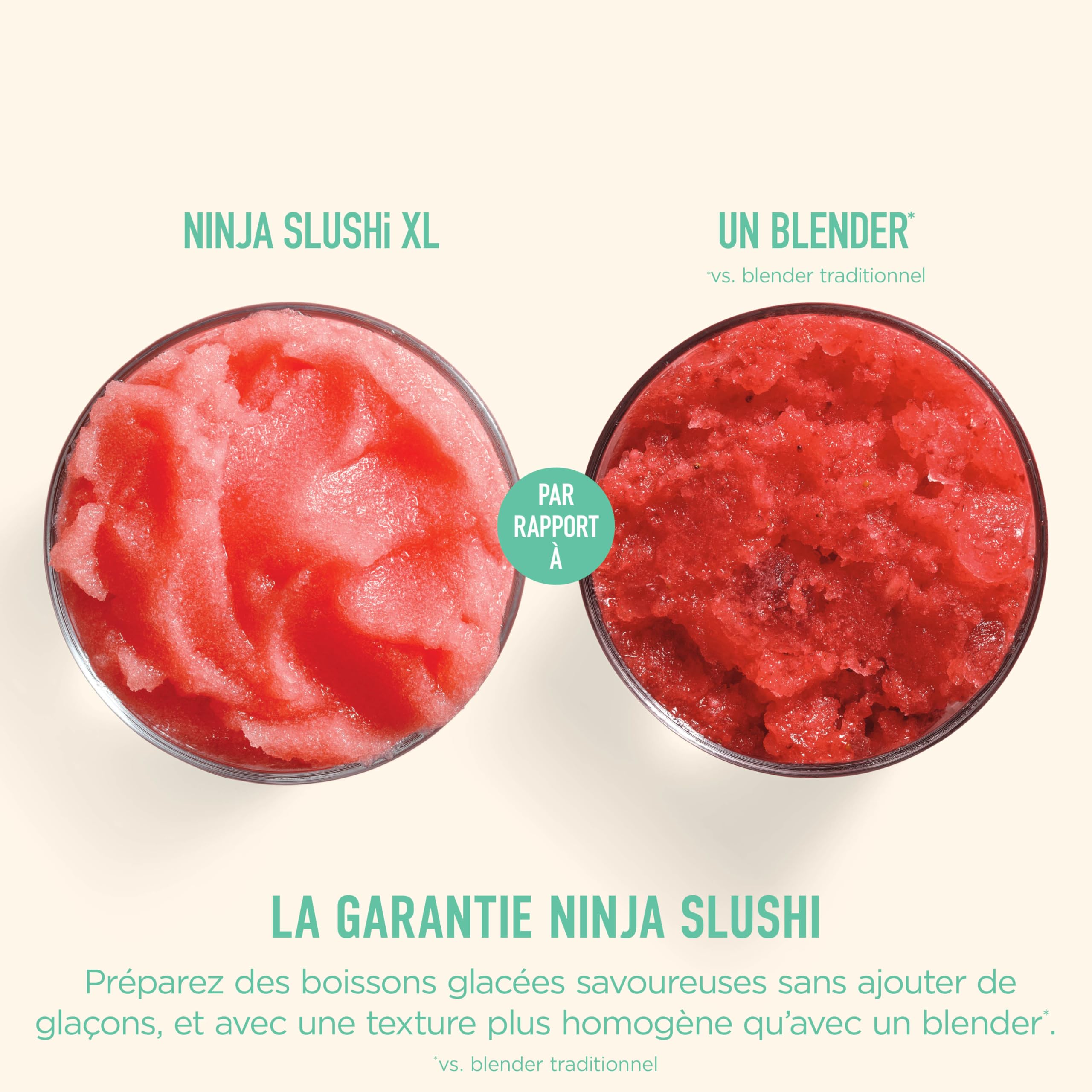 Ninja SLUSHi Machine à boissons glacées, granités, cocktails, frappés, milkshakes et jus glacés, vu sur TikTok, sans glace ni préparation requises, capacité 1,9 l, bleu et gris FS301EU