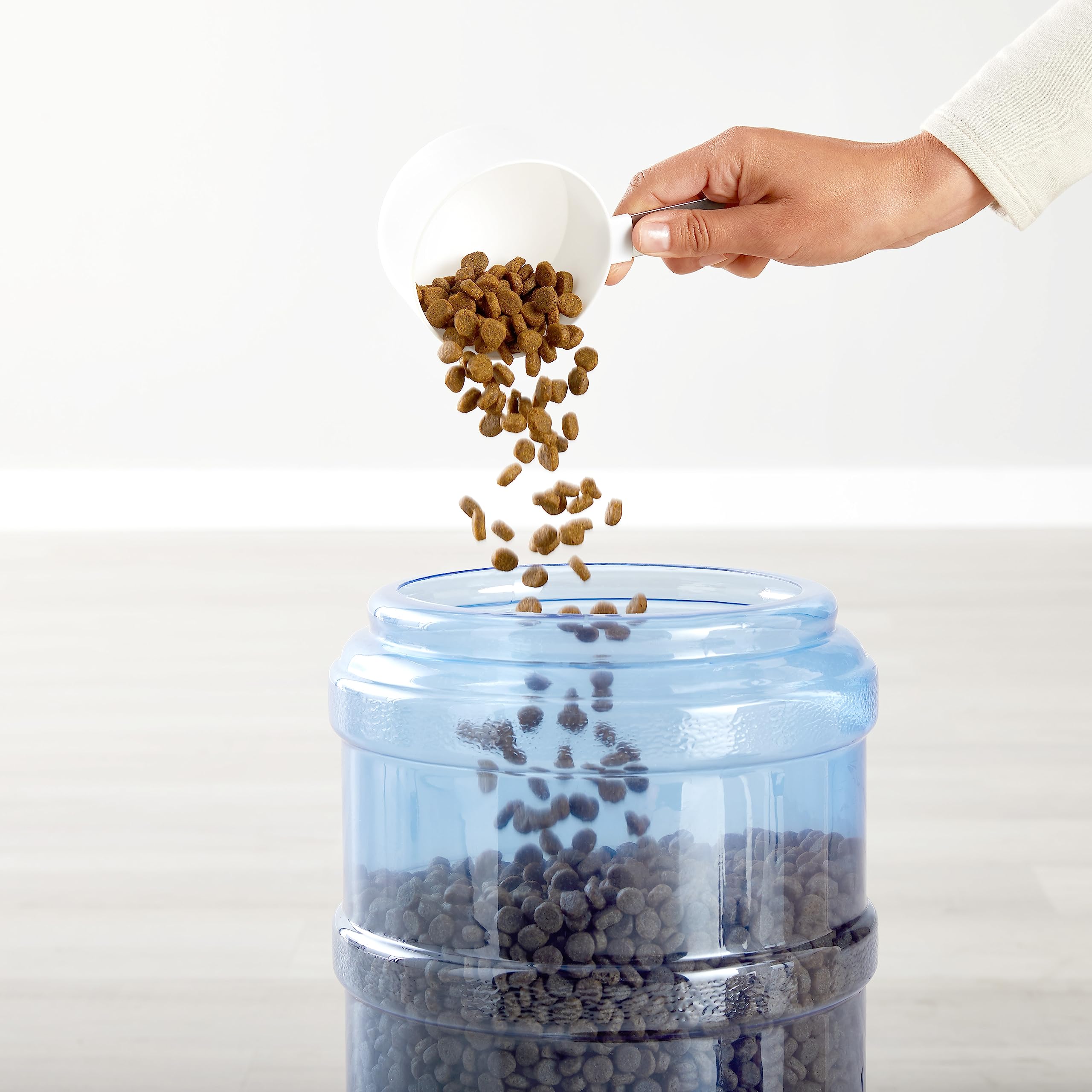 Amazon Basics Distributeur d'eau 1 gallons pour Chiens et chats, 3.8 litres, Petite taille, Transparent