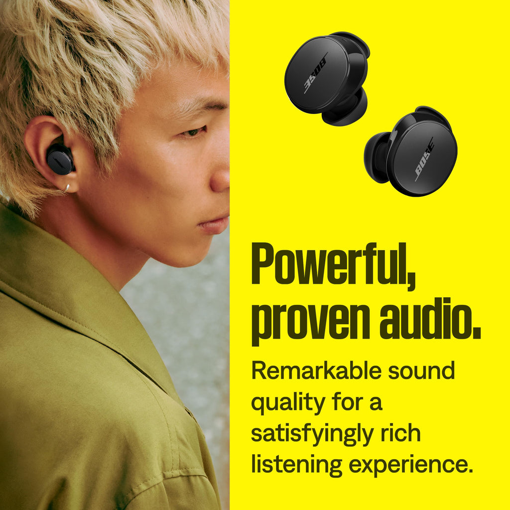Bose QuietComfort Earbuds, Écouteurs sans Fil à réduction de Bruit, Écouteurs Bluetooth Lifestyle Confortables Longue Durée, Jusqu’à 8,5’Heures d’autonomie, Blanc Nuage