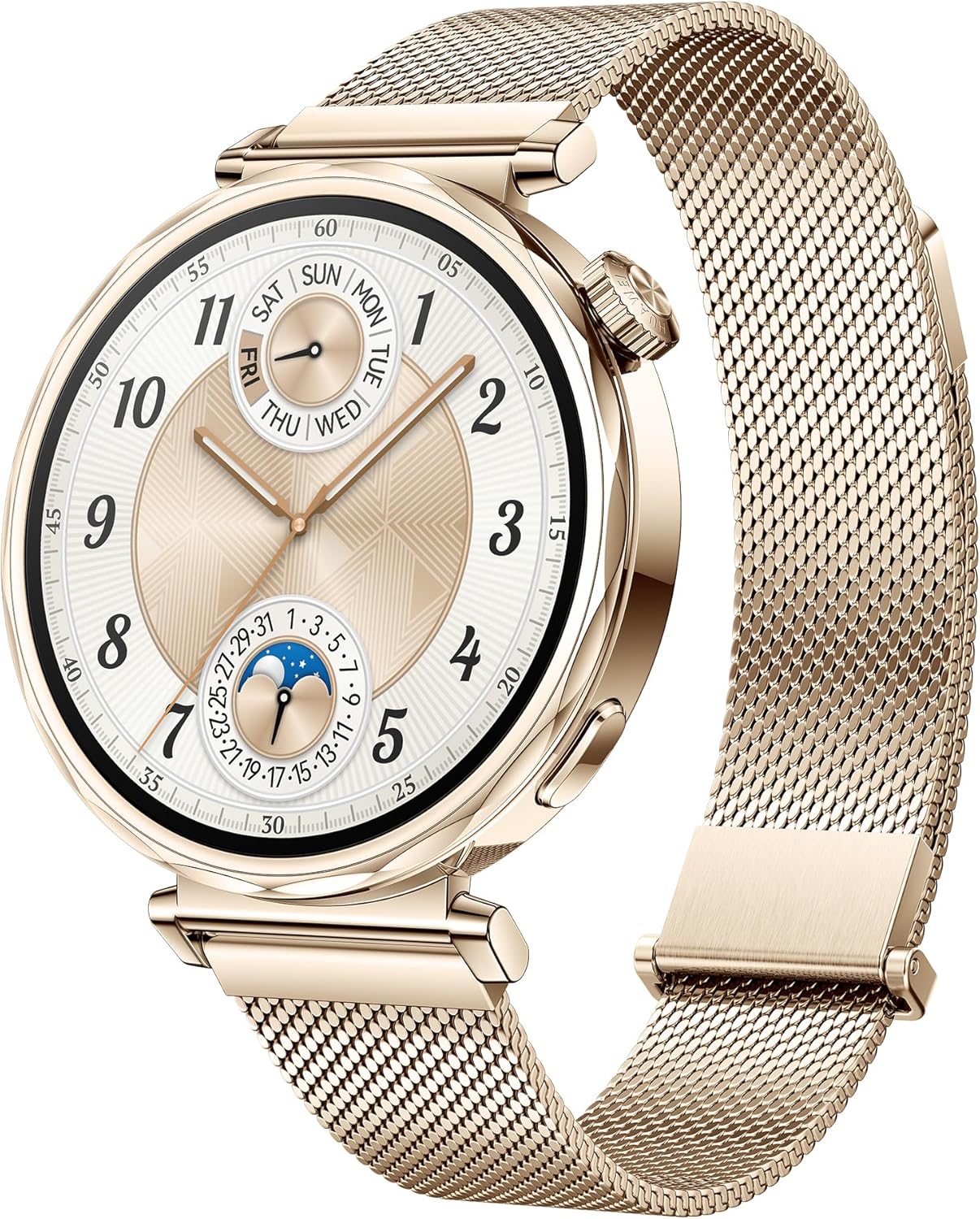 HUAWEI Watch GT 5 41mm Montre Connectée, Design aux Lignes épurées, Nouvelle expérience de Course à Pieds et de Cyclisme, Suivi de la santé, Jusqu'à 7 Jours d'autonomie, iOS & Android, Or