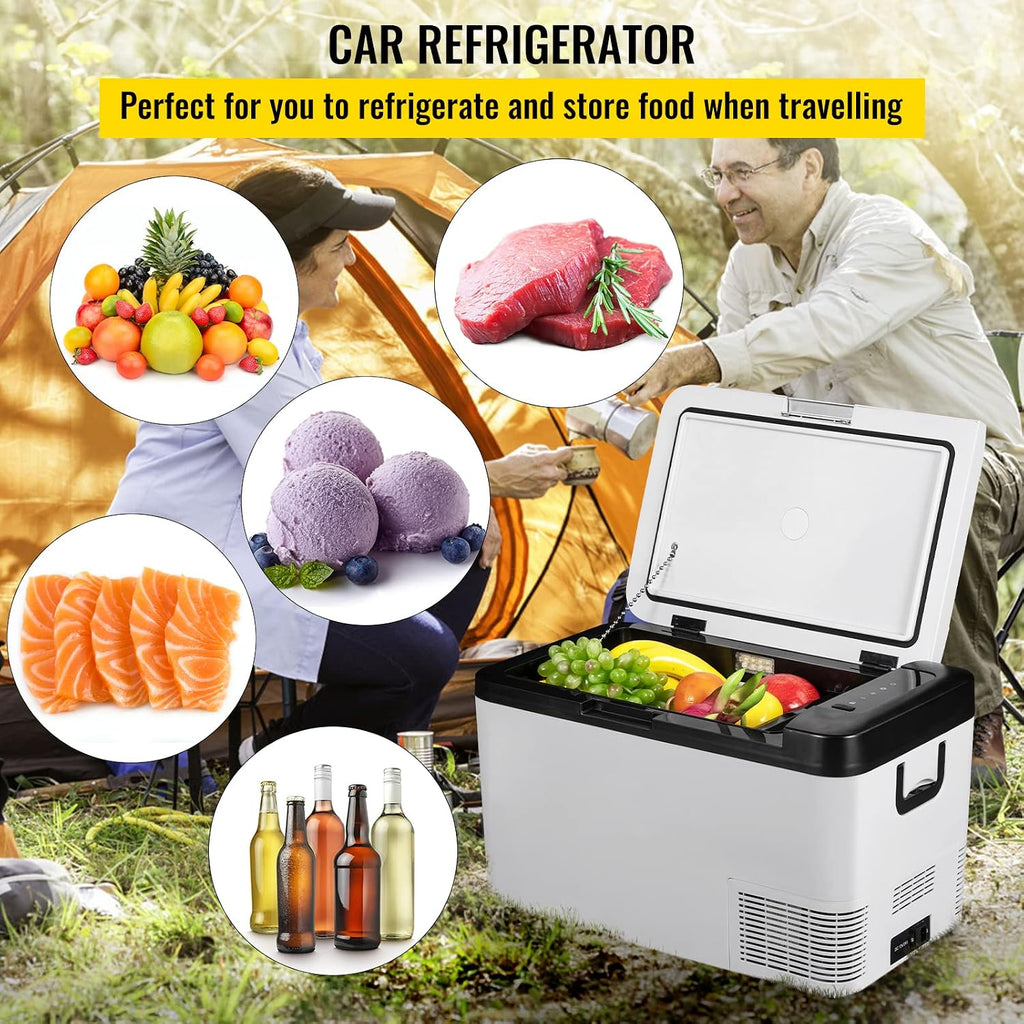 VEVOR Glacière Électrique Voiture, 45 L, Réfrigérateur Portable à Compression, 60 W, Mini Frigo, 69,3x34,5x45,6 cm, Glacière Électrique, Mini Congélateur Compresseur pour Maison/Voiture/Camping