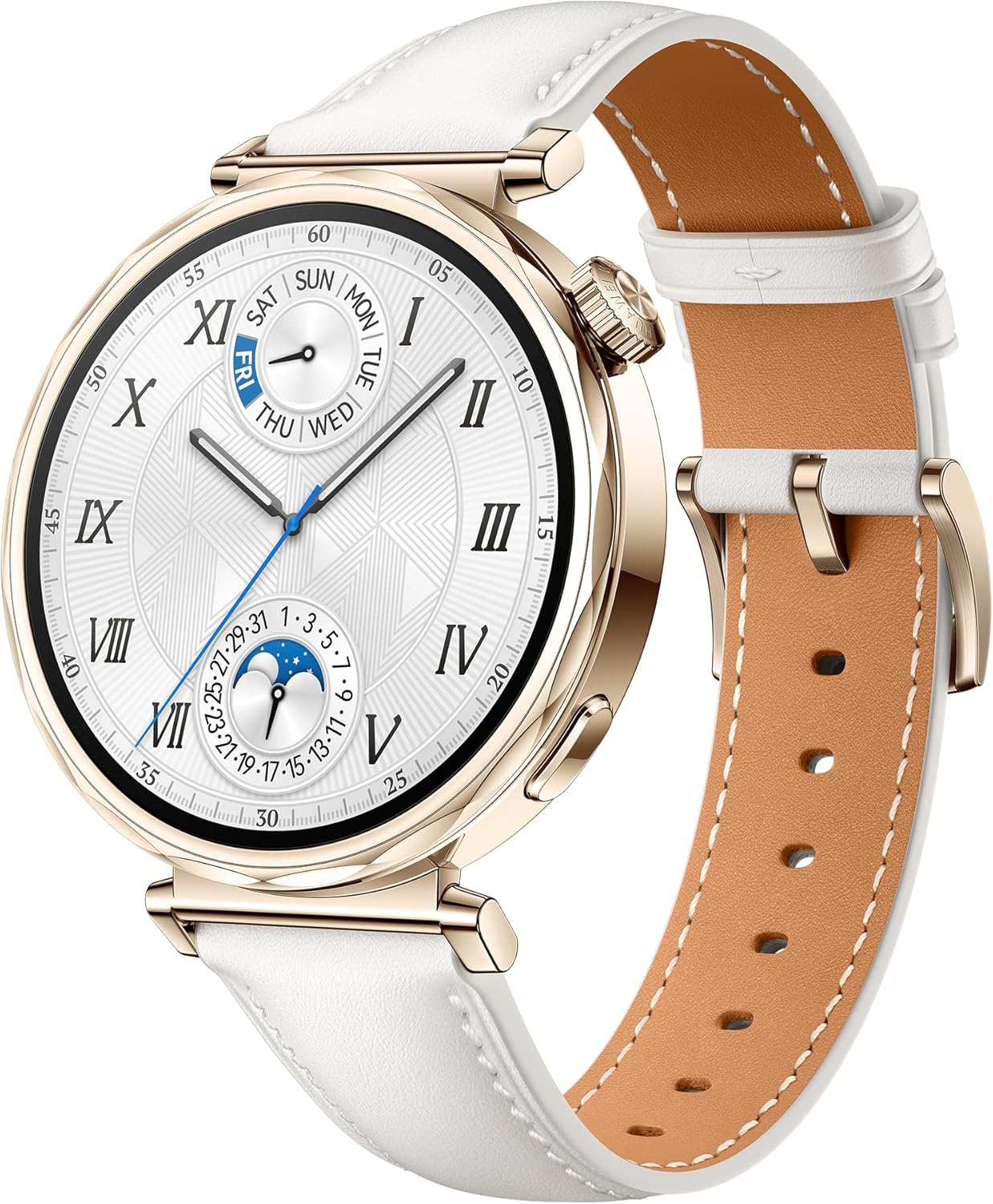 HUAWEI Watch GT 5 41mm Montre Connectée, Design aux Lignes épurées, Nouvelle expérience de Course à Pieds et de Cyclisme, Suivi de la santé, Jusqu'à 7 Jours d'autonomie, iOS & Android, Or