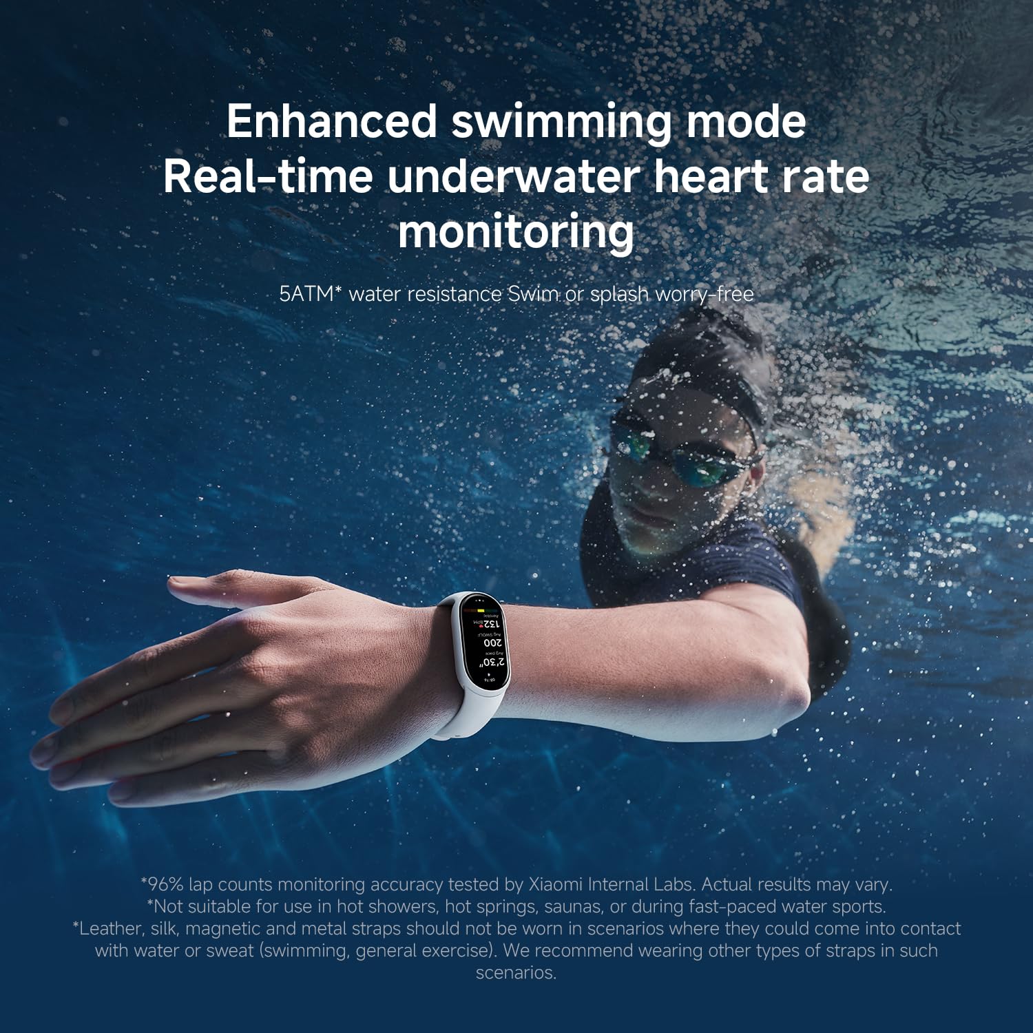 Xiaomi Smart Band 10 – Bracelet Connecté AMOLED 1.72", 21 Jours, 150+ Sports, 5 ATM, Boussole