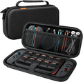 JETech Coque de Transport pour Nintendo Switch 2, Noir | Étui Rigide de Protection, 10 Emplacements pour Cartes de Jeu, Pochette pour Accessoires, Design de Voyage Léger