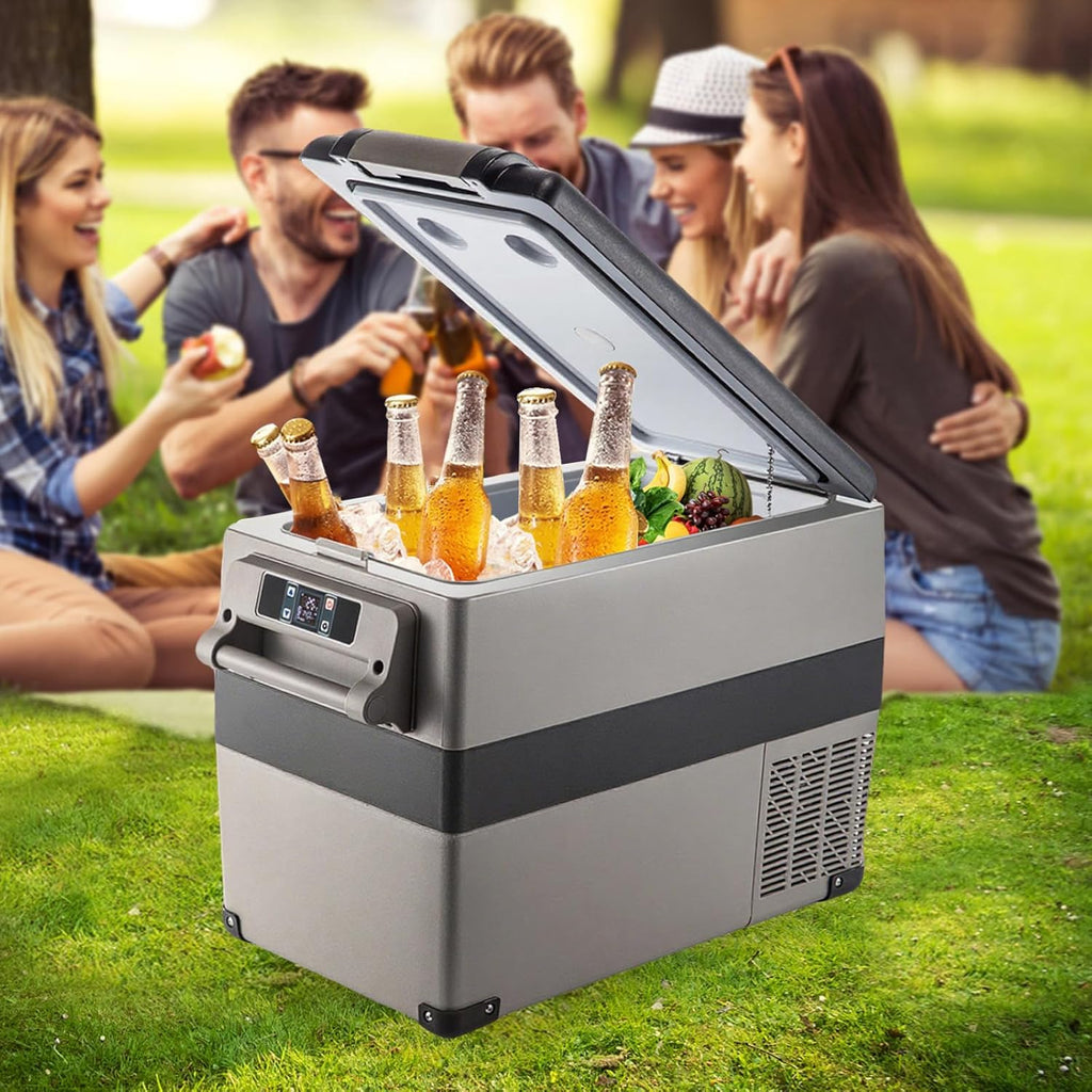 VEVOR Glacière Électrique Voiture, 45 L, Réfrigérateur Portable à Compression, 60 W, Mini Frigo, 69,3x34,5x45,6 cm, Glacière Électrique, Mini Congélateur Compresseur pour Maison/Voiture/Camping
