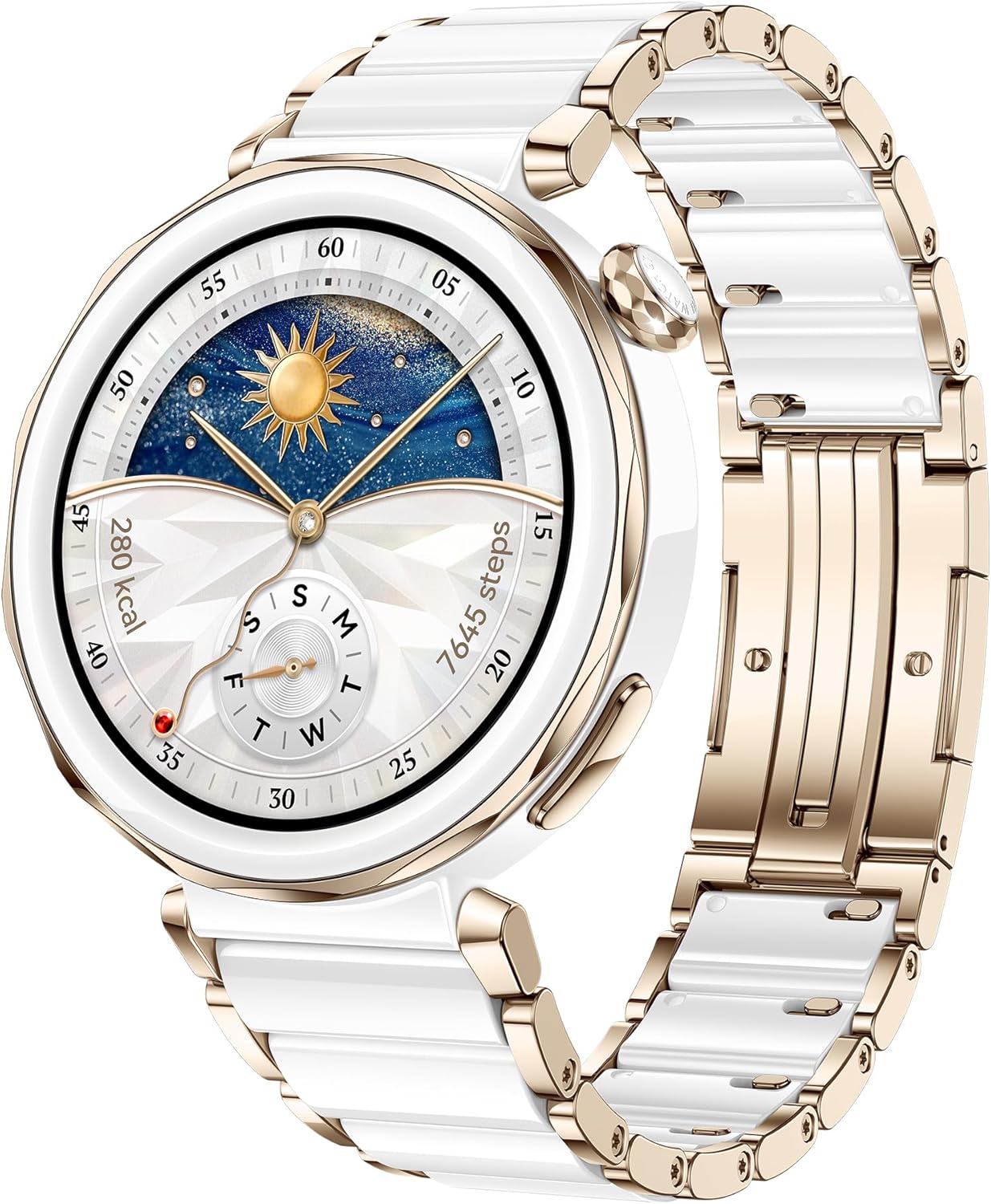 HUAWEI Watch GT 5 41mm Montre Connectée, Design aux Lignes épurées, Nouvelle expérience de Course à Pieds et de Cyclisme, Suivi de la santé, Jusqu'à 7 Jours d'autonomie, iOS & Android, Or