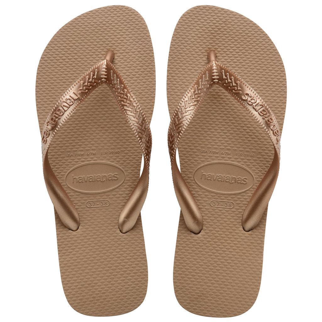 Havaianas Top Tiras – Tongs Femme Lanières Métalliques | Légères & Antidérapantes