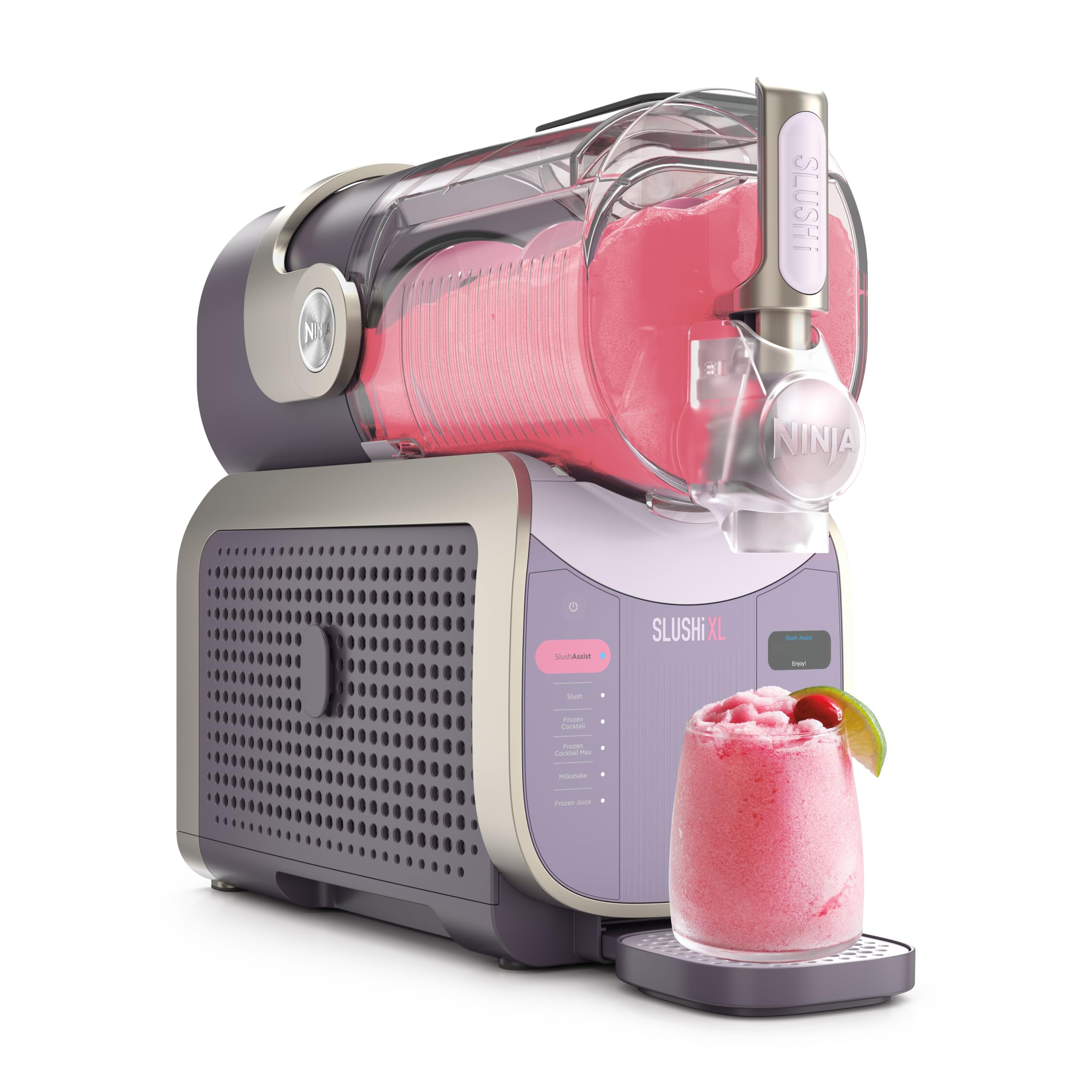 Ninja SLUSHi Machine à boissons glacées, granités, cocktails, frappés, milkshakes et jus glacés, vu sur TikTok, sans glace ni préparation requises, capacité 1,9 l, bleu et gris FS301EU