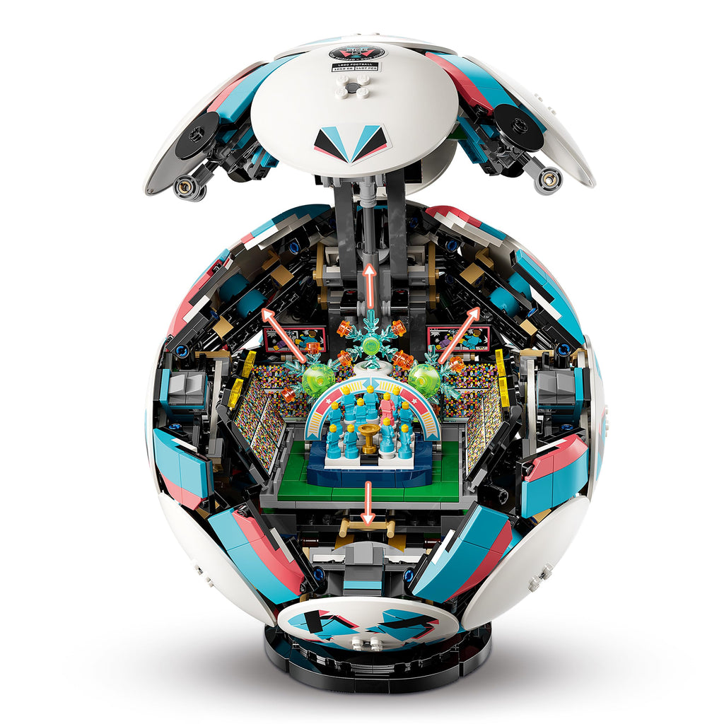LEGO Editions Trophée Officiel de la Coupe du Monde de la FIFA - Jouet 3D - Maquette DIY avec Minifigurine Collector - Idée Cadeau Football pour la Fête des Pères ou pour Adulte Fan de Sport 43020
