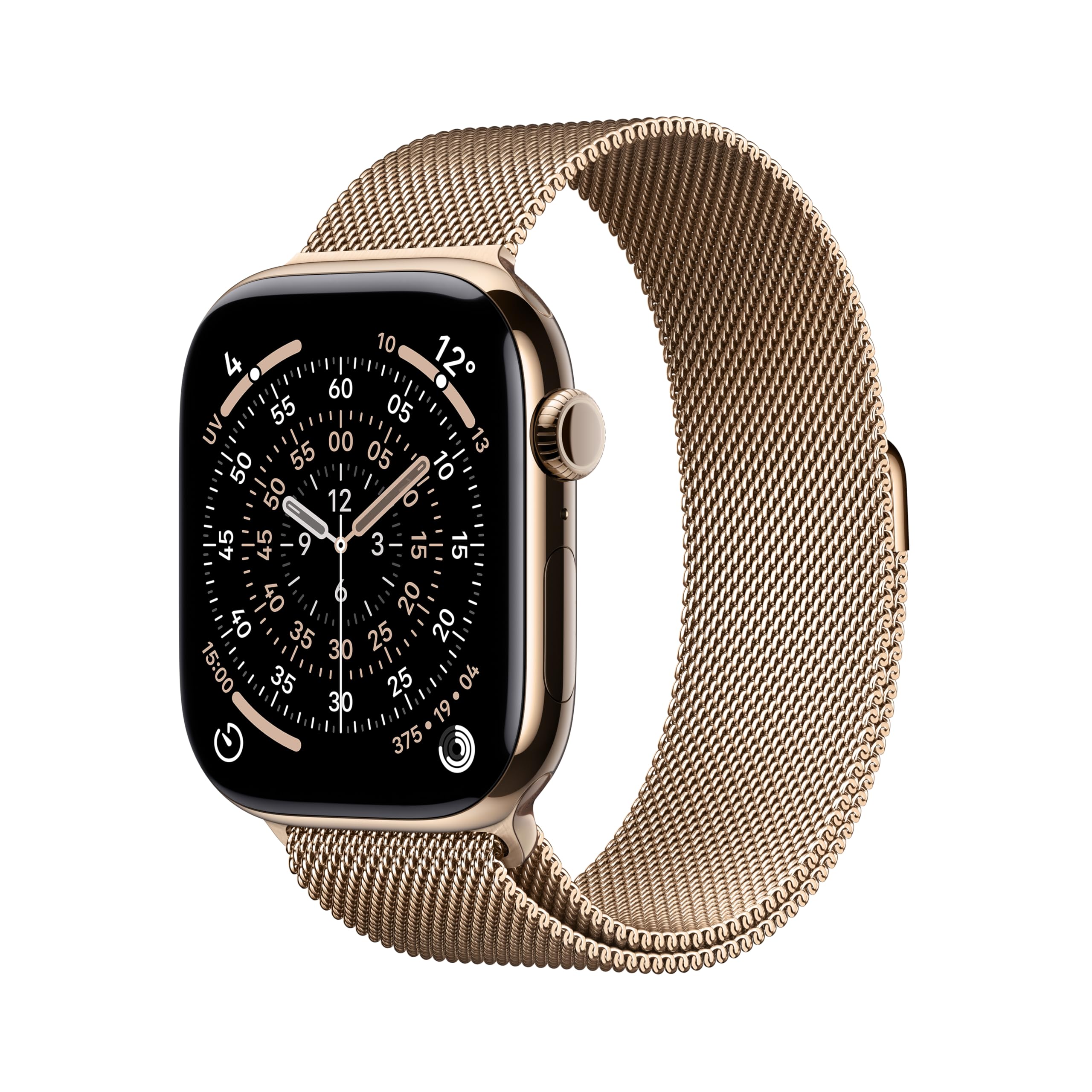 Apple Watch Series 11 GPS + Cellular 46 mm – Boîtier Gris sidéral, Bracelet Sport Noir