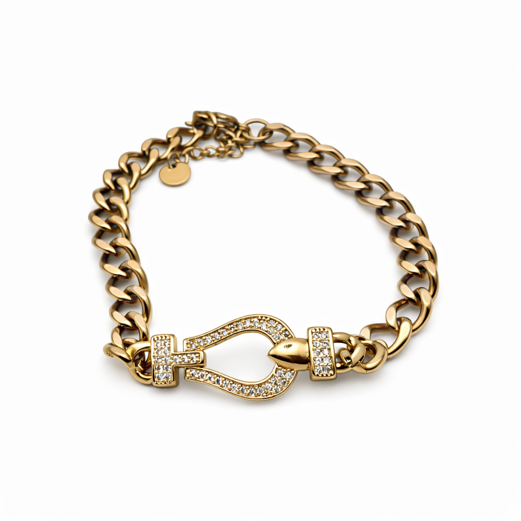 Bracelet Fantaisie Femme – Longueur Ajustable – Résistant au Ternissement – Bijou Élégant & Scintillant – Idée Cadeau