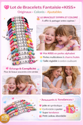 BRACELETS FANTAISIE « KISS »