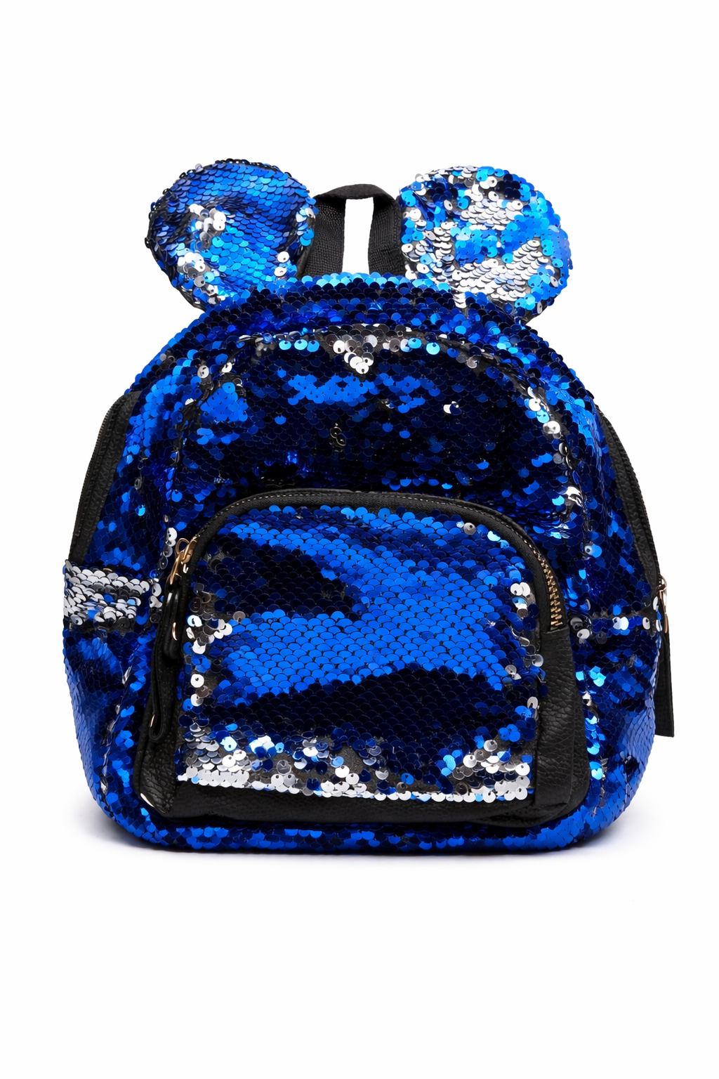 Sac à Dos Fille Paillettes Réversibles – Oreilles Mickey – Bretelles Ajustables – École & Voyage