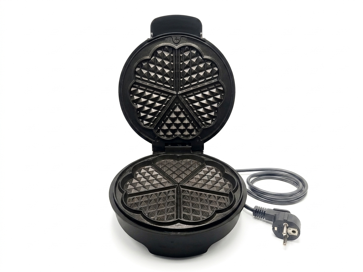 Gaufrier CiaoBosi TX-9946 – Appareil à Gaufres Antiadhésif, Cuisson Rapide 5-7 min, Voyants Lumineux, Pieds Antidérapants, Compact et Facile à Nettoyer – Idéal Petit Déjeuner & Dessert