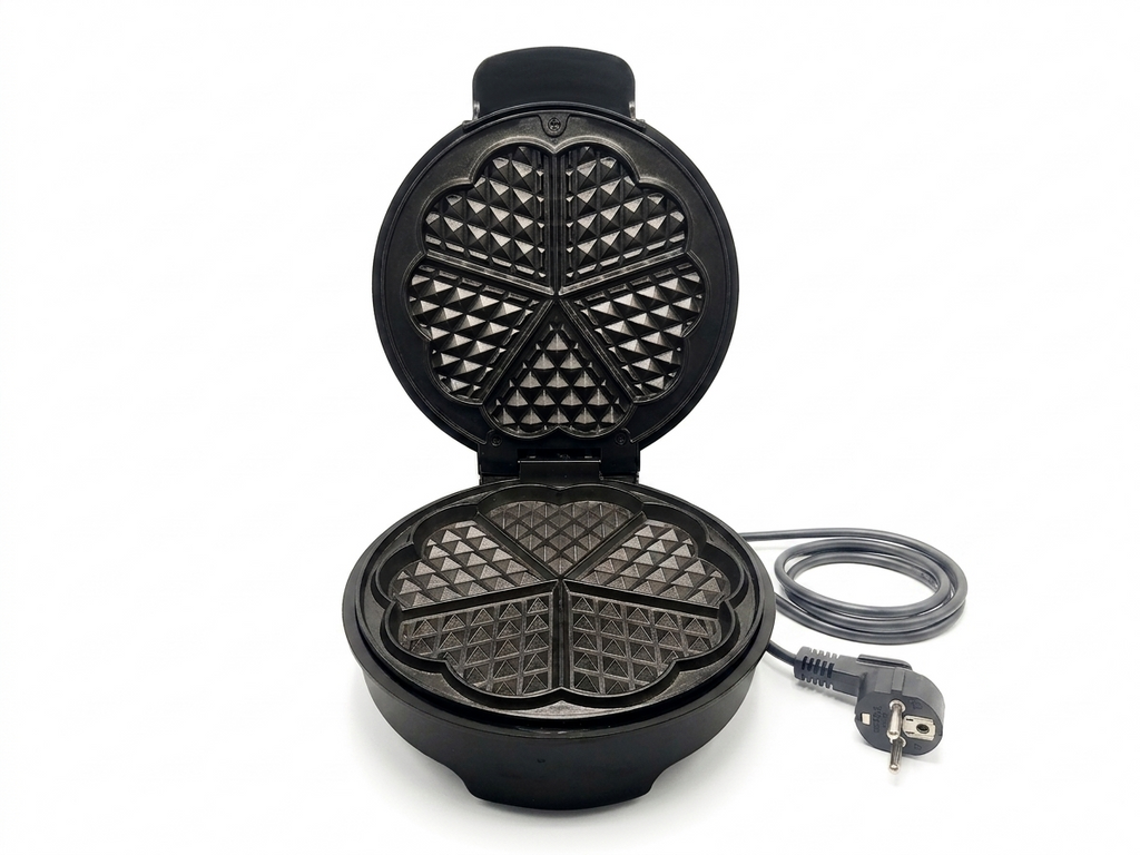 Gaufrier CiaoBosi TX-9946 – Appareil à Gaufres Antiadhésif, Cuisson Rapide 5-7 min, Voyants Lumineux, Pieds Antidérapants, Compact et Facile à Nettoyer – Idéal Petit Déjeuner & Dessert
