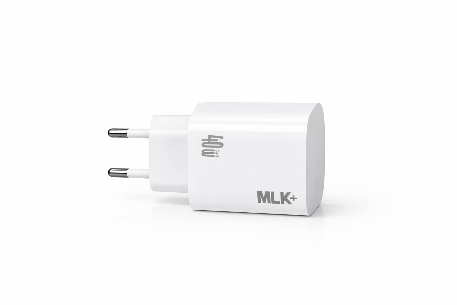 MLK+ Chargeur Secteur 40W USB-C Power Delivery + USB-A | Chargeur Rapide Double Port | Compatible iPhone, Samsung, Xiaomi, Tablette, Écouteurs | Adaptateur Secteur Compact