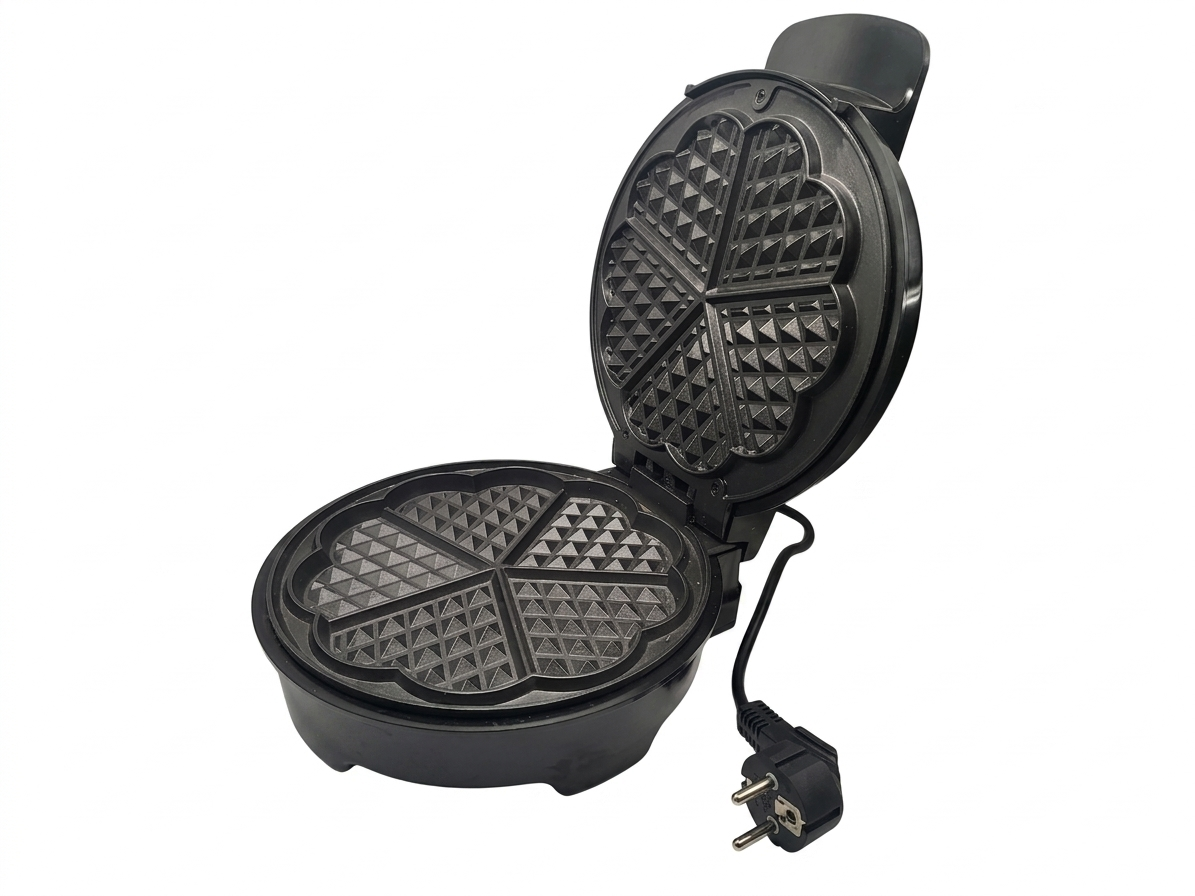 Gaufrier CiaoBosi TX-9946 – Appareil à Gaufres Antiadhésif, Cuisson Rapide 5-7 min, Voyants Lumineux, Pieds Antidérapants, Compact et Facile à Nettoyer – Idéal Petit Déjeuner & Dessert