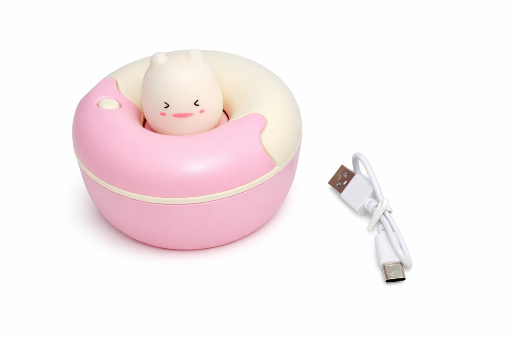 Lampe de Bureau LED Enfant Rechargeable USB – Veilleuse Design  Kawaii  – Lumière Douce, Flexible et Portable – Idéale pour Chambre, Bureau, Cadeau