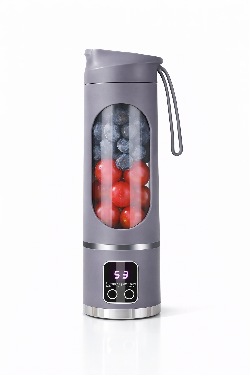 Mixeur Portable Rechargeable USB 450 ml – Blender Personnel Sans Fil 50W – Pour Smoothies, Fruits & Shakes – Compact, Puissant & Facile à Transporter