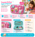 Trousse Enfant Rigide 3D – Grande Capacité – Fermeture Éclair – École Fille & Garçon