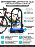 Antivol Vélo U Haute Sécurité – Acier Renforcé – 2 Clés Incluses – Antivol Vélo, Moto, Trottinette – Résistant à l’Eau et à la Rouille