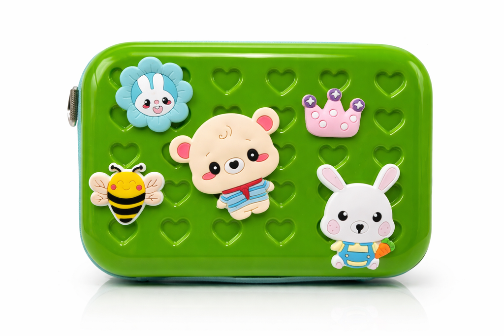 Trousse Enfant Rigide 3D – Grande Capacité – Fermeture Éclair – École Fille & Garçon