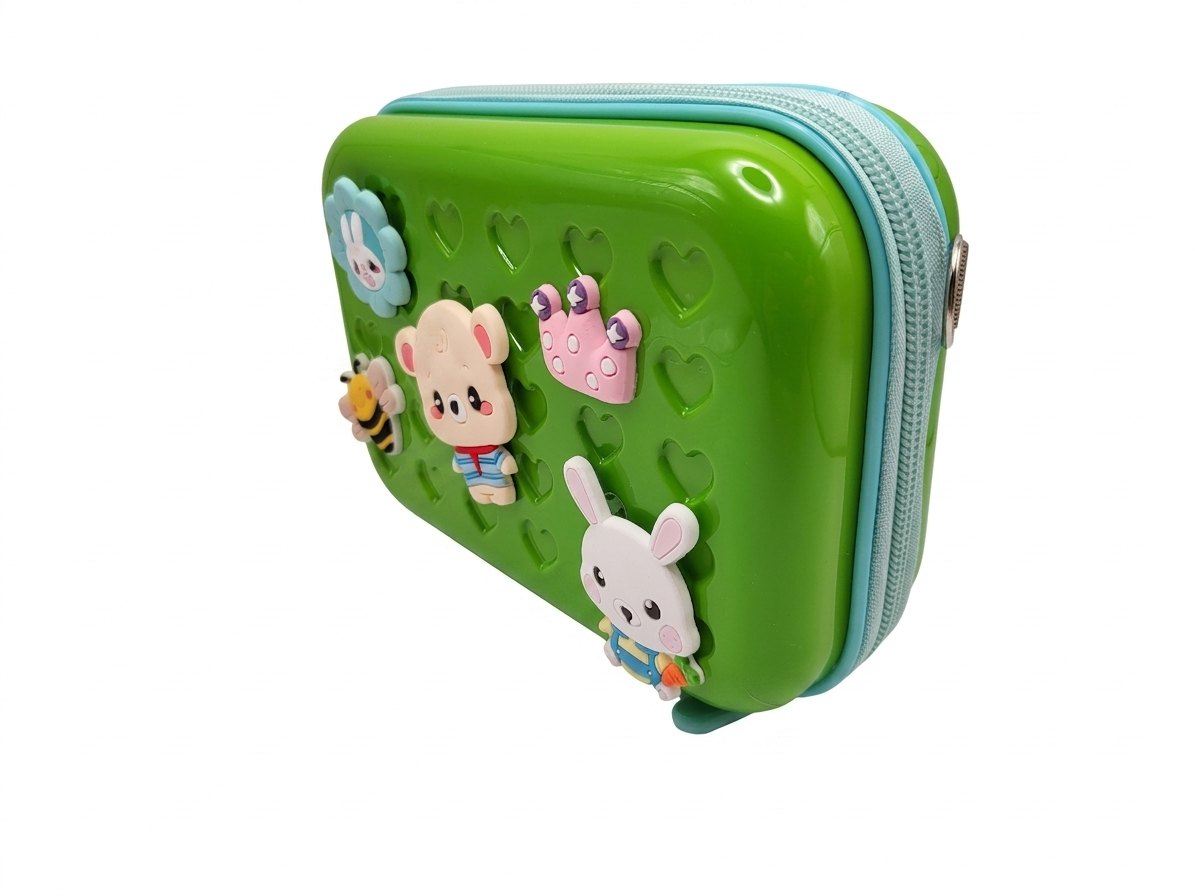 Trousse Enfant Rigide 3D – Grande Capacité – Fermeture Éclair – École Fille & Garçon