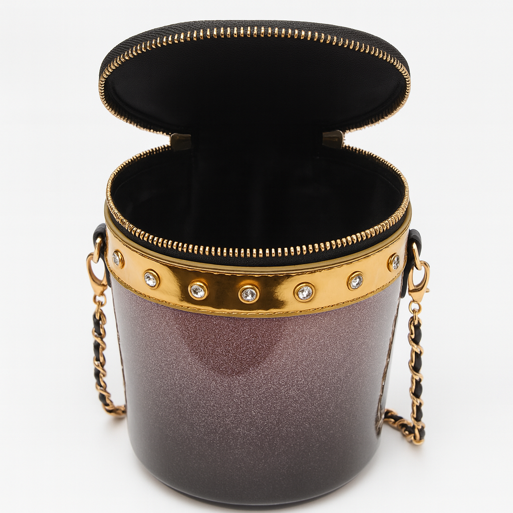 Sac à Bandoulière Femme Original – Forme Rouge à Lèvres